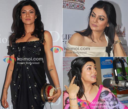 Sushmita Sen Tattoo Photos