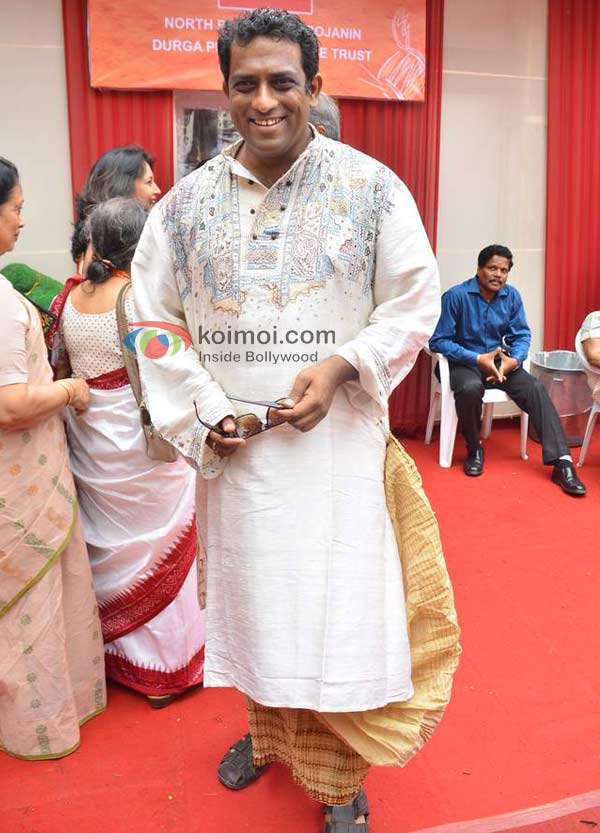 Anurag Basu At Durga Pooja