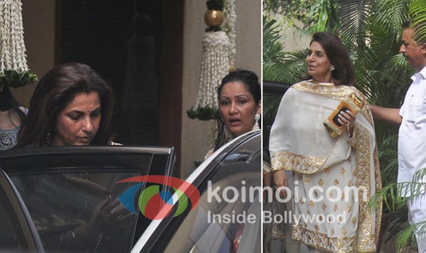 Dimple Kapadia, Maanayata Dutt, Neetu Kapoor