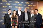 Jamie Bell, Steven Spielberg At The Adventures of Tintin Premiere