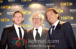 Jamie Bell, Steven Spielberg At The Adventures of Tintin Premiere