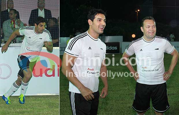 John Abraham At the Audi generation cup