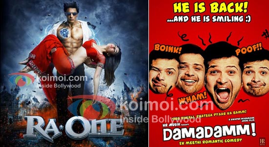Ra.One Movie Poster, Damadamm Movie Poster