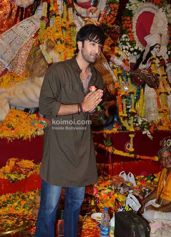 Ranbir Kapoor At Durga Pooja