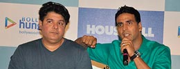 Sajid Khan, Akshay Kumar At Housefull Press Meet