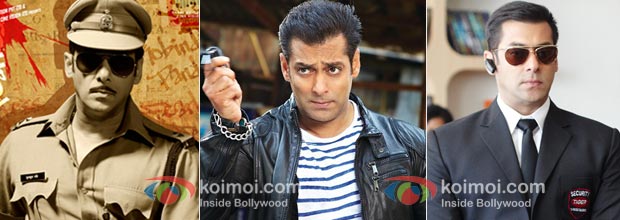 Salman Khan (Dabangg, Ready, Bodyguard)