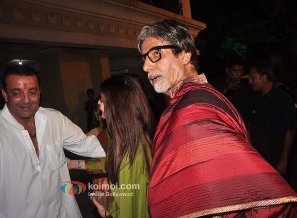 Sanjay Dutt, Aishwarya Rai Bachchan, Amitabh Bachchan