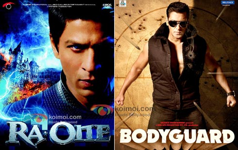 Ra.One Movie Poster, Bodyguard Movie Poster