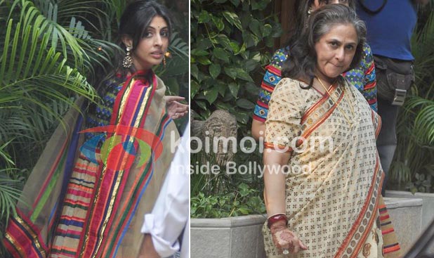 Shweta Bachchan, Nanda, Jaya Bachchan