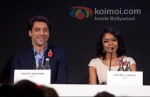 Javier Bardem, Naomie Harris At Skyfall Announcement