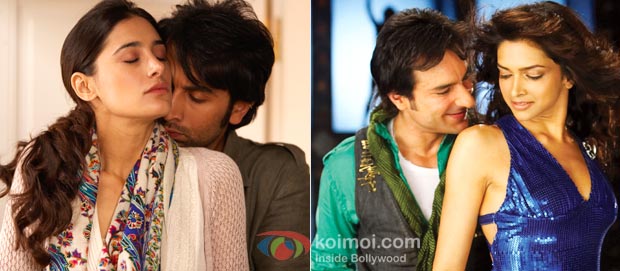 Nargis Fakhri, Ranbir Kapoor (Rockstar), Saif Ali Khan, Deepika Padukone (Love Aaj Kal)