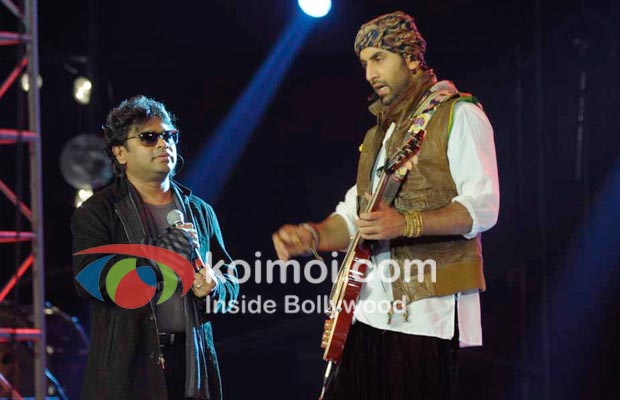 A.R. Rahman, Ranbir Kapoor In Rockstar concert