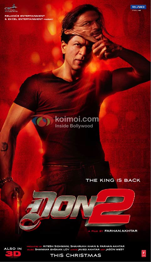 Shah Rukh Khan Don 2 Movie Poster