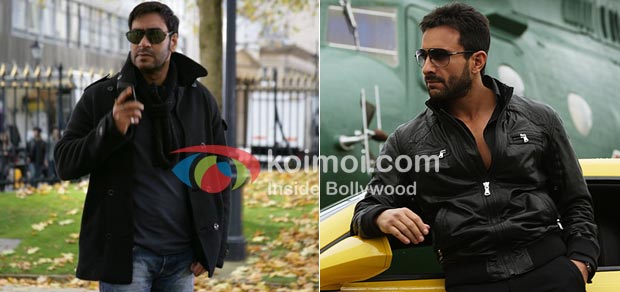 Ajay Devgan in Tezz and Saif Ali Khan in Agent Vinod