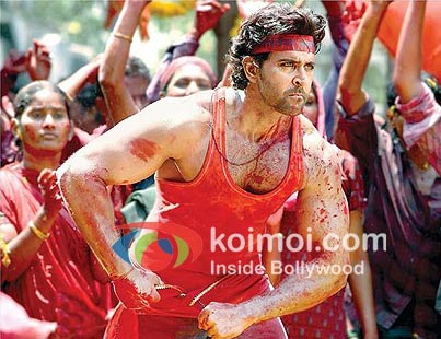 Hrithik Roshan in a still from Agneepath