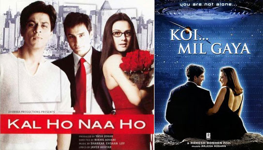 Kal Ho Naa Ho & Koi. Mil Gaya Posters