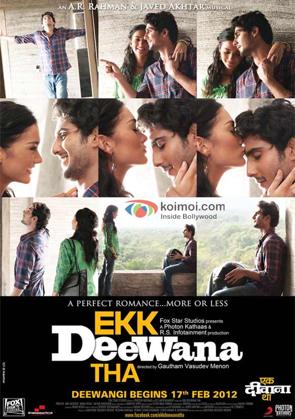 Prateik and Amy Jackson in the special Moments poster of Ekk Deewana Tha