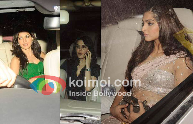 Priyanka Chopra, Preity Zinta, Sonam Kapoor