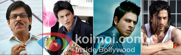 Shah Rukh Khan stills from Rab Ne Bana Di Jodi, My Name Is Khan, Ra.One and Don 2
