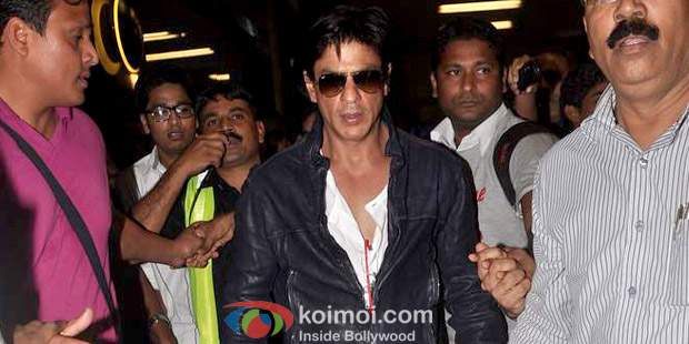 Shah Rukh Khan returns from Dubai