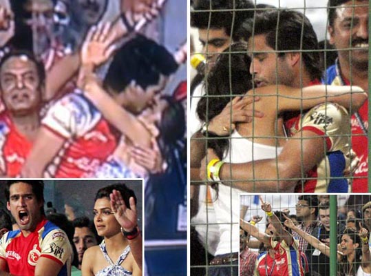 Siddharth Mallya & Deepika Padukone Kiss