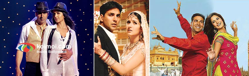Akshay Kumar, Katrina Kaif In Tees Maar Khan, Humko Deewana Kar Gaye And Namastey London Akshay Kumar, Katrina Kaif In Tees Maar Khan, Humko Deewana Kar Gaye And Namastey London