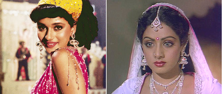 Madhuri Dixit In 'Ek Do Teen' Song, Sreedevi In Nagina Madhuri Dixit In 'Ek Do Teen' Song, Sreedevi In Nagina
