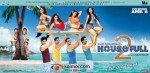 Ritesh Deshmukh, Shazahn Padamsee, John Abraham, Asin Thottumkal, Akshay Kumar, Zarine Khan, Shreyas Talpade, Mithun Chakraborty, Rishi Kapoor, Boman Irani, Randhir Kapoor (Housefull 2 Movie Poster)