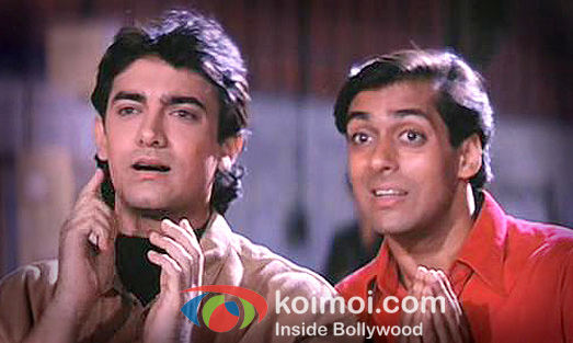 Salman Khan And Aamir Khan In Andaz Apna Apna