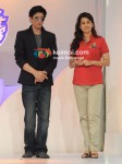 Shah Rukh Khan, Juhi Chawla Unveil New KKR Logo