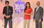 Shah Rukh Khan, Juhi Chawla Unveil New KKR Logo