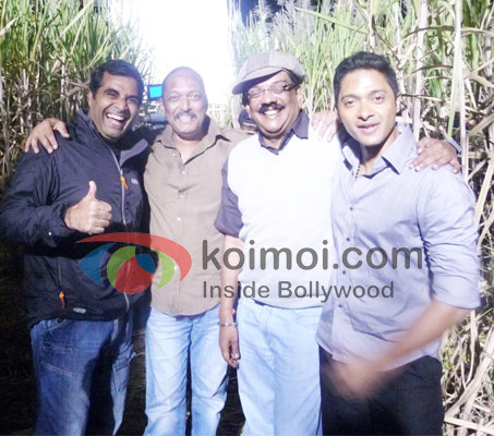 Shailendra Singh, Nana Patekar, Priyadarshan and Shreyas Talpade on the location of Malamaal Weekly 2. Shailendra Singh, Nana Patekar, Priyadarshan and Shreyas Talpade on the location of Malamaal Weekly 2.