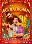 Ajay Devgan and Abhishek Bachchan in colorful Bol Bachchan Movie Poster