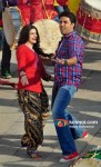 Prachi Desai, Abhishek Bachchan (Bol Bachchan Movie Stills)