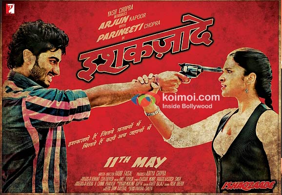Arjun Kapoor and Parineeti Chopra in Ishaqzaade Movie Poster