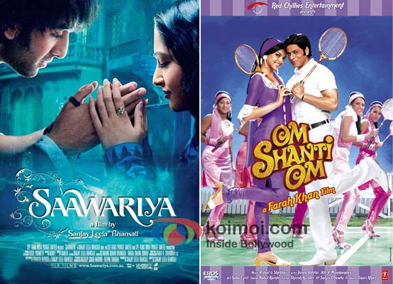 Saawariya and Om Shanti Om Movie Poster