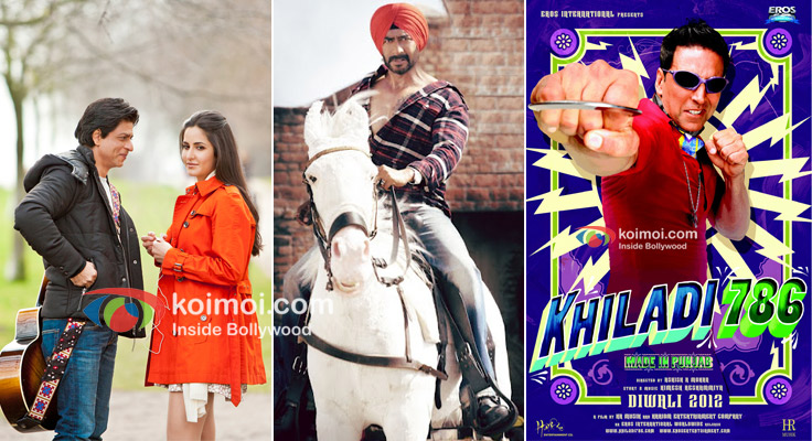 Shah Rukh Khan, Katrina Kaif in Yash Chopra Film, Ajay Devgan In Son Of Sardaar, Akshay Kumar Khiladi 786