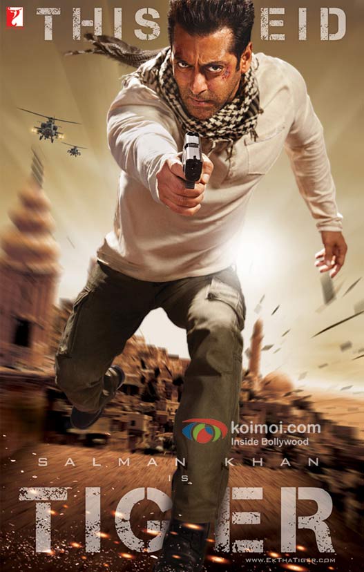 Salman Khan In Ek Tha Tiger Movie Poster