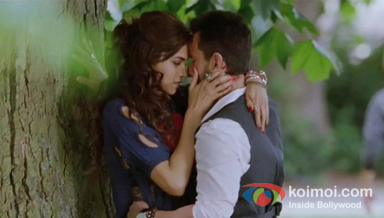 Deepika Padukone and Saif Ali Khan in Cocktail Movie Stills