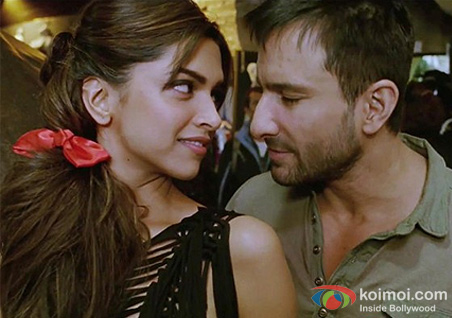 Deepika Padukone and Saif Ali Khan in Cocktail Movie Stills