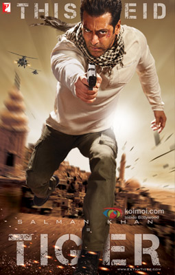Salman Khan in Ek Tha Tiger Movie Poster Salman Khan in Ek Tha Tiger Movie Poster