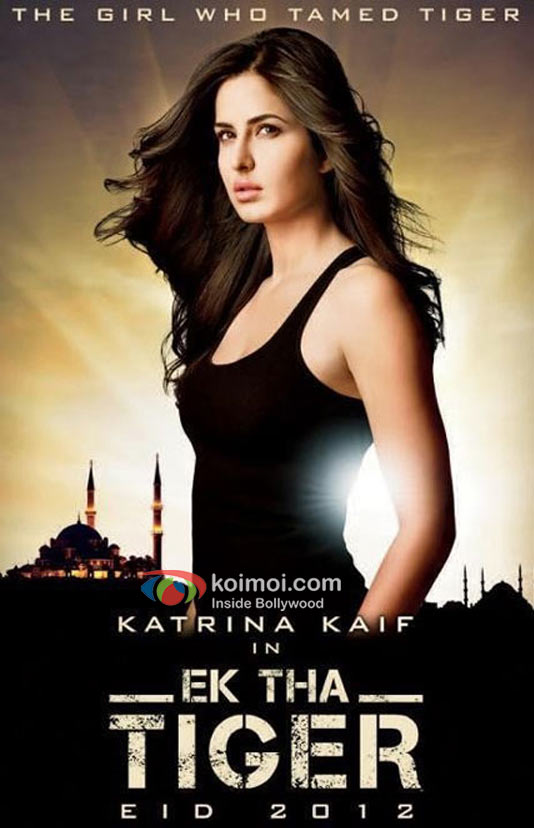 Katrina Kaif In Ek Tha Tiger Poster Katrina Kaif In Ek Tha Tiger Poster