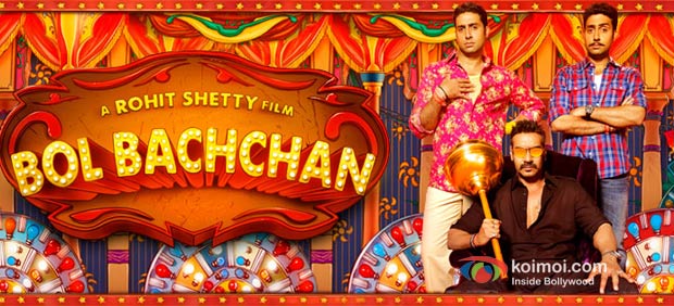 Abhishek Bachchan, Ajay Devgan In Bol Bachchan Movie Abhishek Bachchan, Ajay Devgan In Bol Bachchan Movie