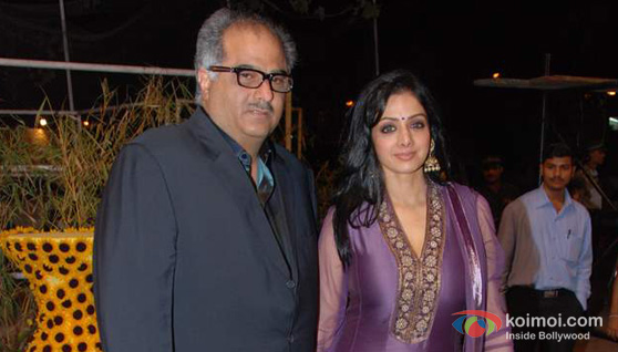 Boney Kapoor and Sridevi