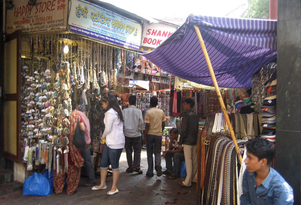 Colaba Causeway on a typical day Colaba Causeway on a typical day