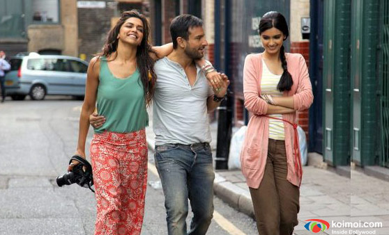 Deepika Padukone, Saif Ali Khan, Diana Penty In Movie Cocktail