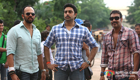 Rohit Shetty, Abhishek Bachchan, Ajay Devgan Rohit Shetty, Abhishek Bachchan, Ajay Devgan