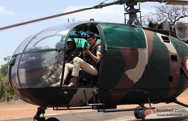 Esha Gupta did a ‘chopper’