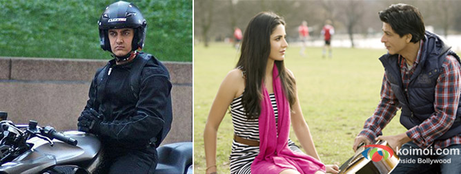 Aamir Khan, Katrina Kaif, Shah Rukh Khan 