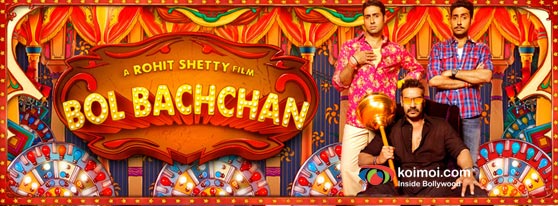 Abhishek Bachchan and Ajay Devgan In Bol Bachchan Movie